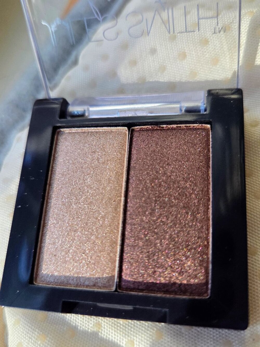 Jules Smith Beauty Duo Eyeshadow Palette in Wise Guy & Gold Mine Shimmer Brown